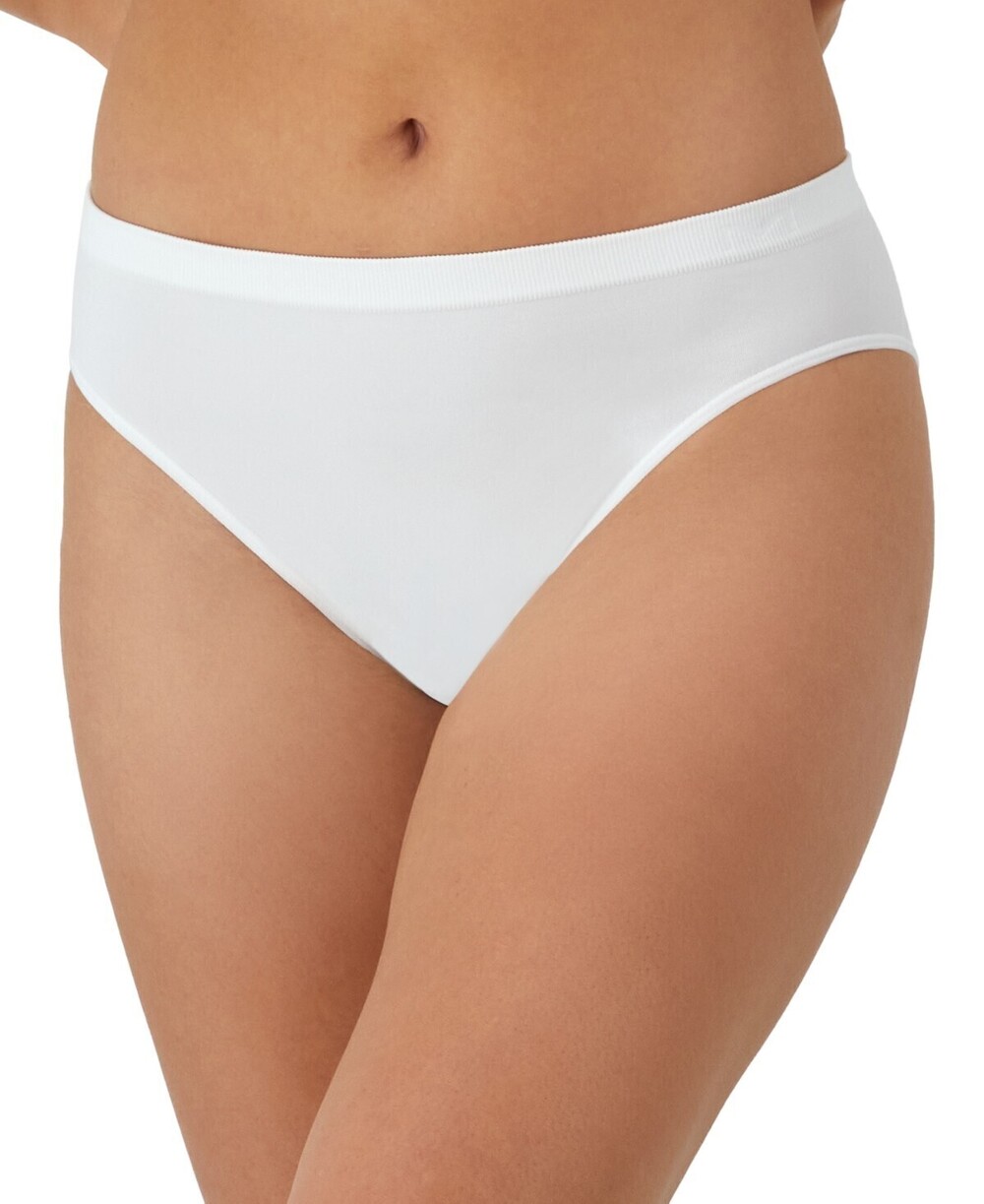 NWT Maidenform Womens Seamless Bikini Underwear WHITE XL/8